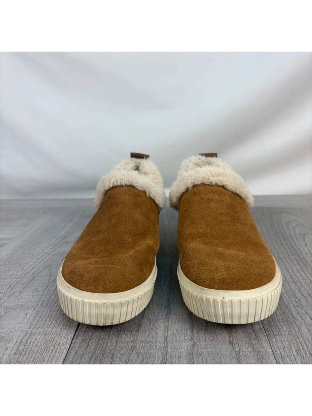 Vintage Timberland Mukluks Size 7.5 Suede Shearling Slip-On Shoes - Picture 2 of 13
